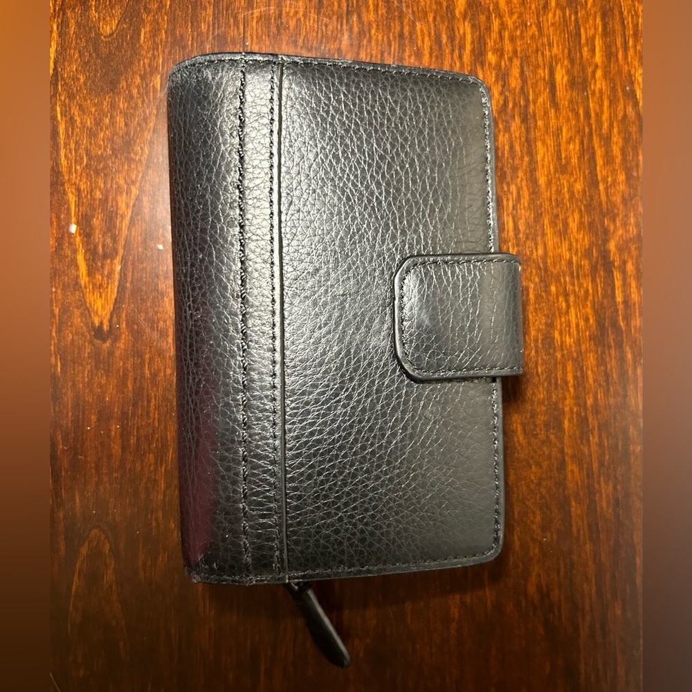 Authentic Coach Black Leather Wallet